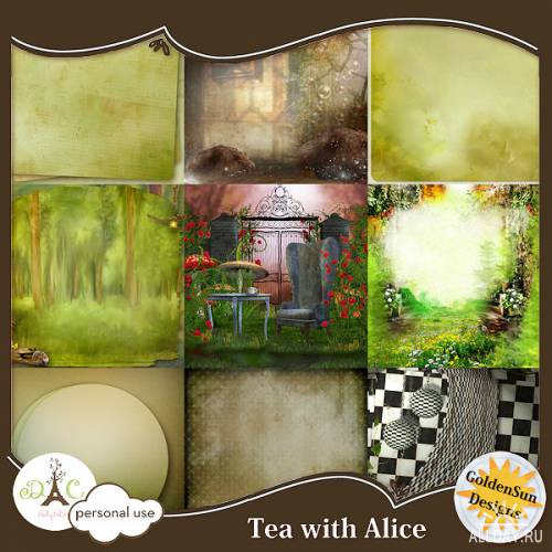 Scrap kit  Tea With Alice
