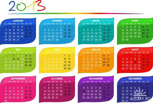 Коллекция календарей 2 | Set of calendars 2