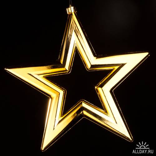 Золото и звезды | Gold & Star - UHQ Stock Photo