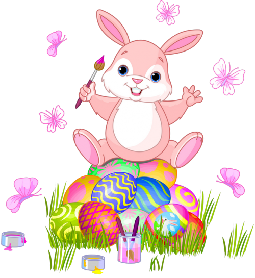 Easter Bunny Vector Пасхальный кролик png