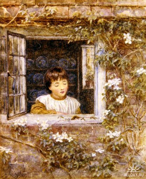 Английский художник Helen Allingham (1848-1926)