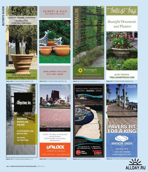 Landscape Architecture №8 (август 2011) / US