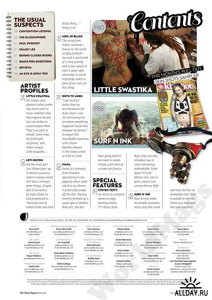 Skin Deep Tattoo Magazine №5 (May 2013) UK