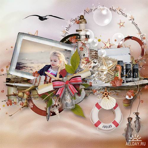 Scrap kit  Autumn by the Sea