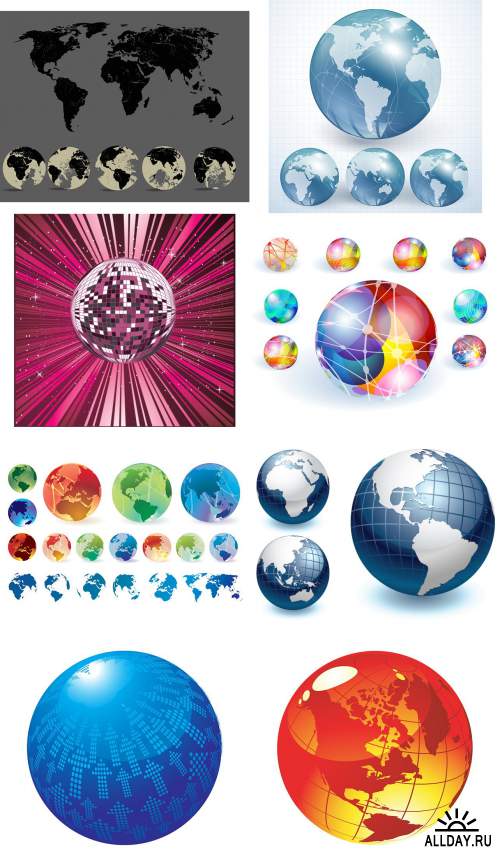 Глобусы Земли / Earth Globes