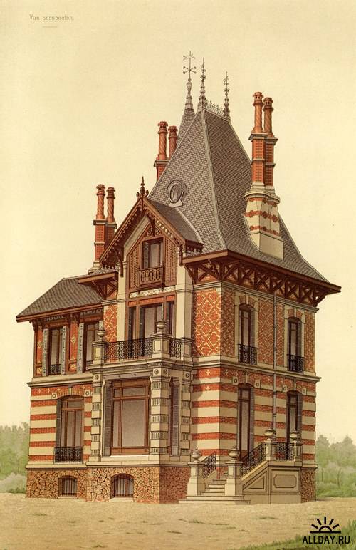 Викторианская кирпичная и терракотовая архитектура