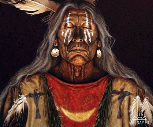 Индейцы на картинах Kirby Sattler