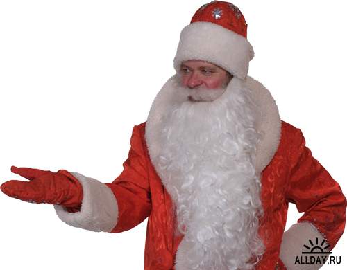 Дед Мороз - новогодний клипарт
