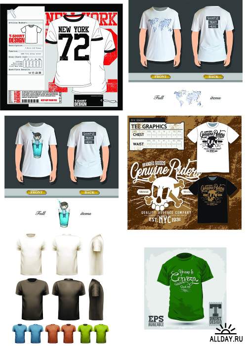 Дизайн футболок / T-Shirt Design 24
