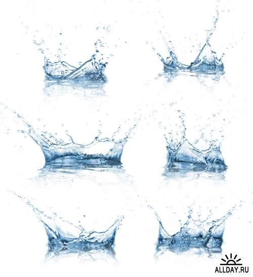 Water Objects Isolated HQ