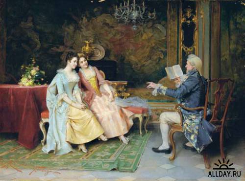 Итальянский художник Adriano Cecchi (1850-1936)