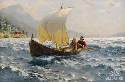 Норвежский художник Hans Dahl (1849-1937)