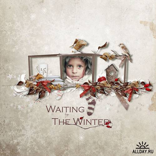 Скрап-набор Waiting for the Winter