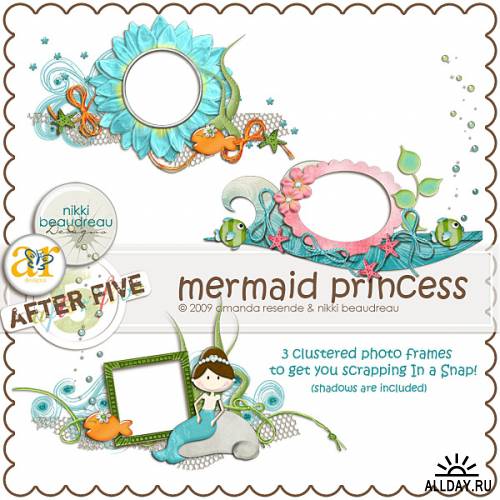 Scrap Mermaid Princess