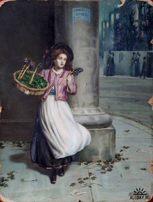 Английский художник Augustus Edwin Mulready (1844-1904)