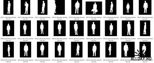 Digital Juice - Motion Designer's Silhouettes: 02 Businessman II (Full ISO)