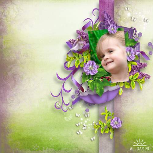 Скрап-набор  Lilac Scent