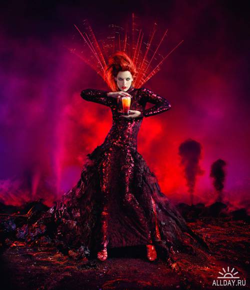Milla Jovovich And The Campari Calendar 2012 – “It’s The End Of The World, Baby”!