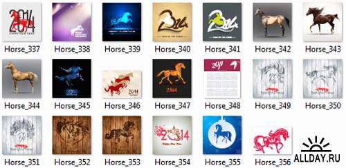 Horses big collection 2014 - Большая коллекция лошадей 2014