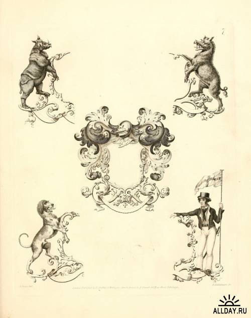 Knight`s Heraldic Illustrations