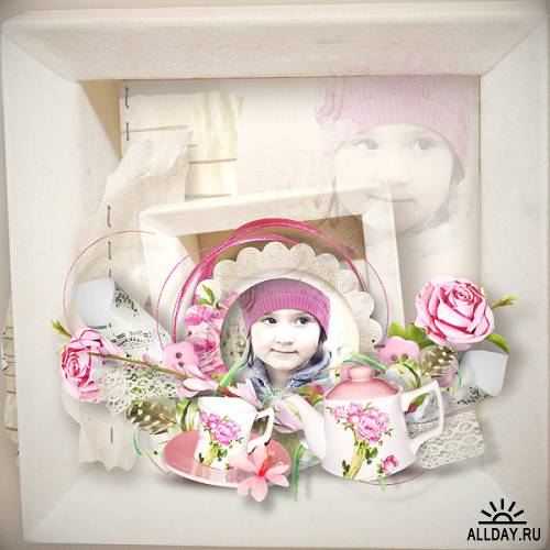 Scrap kit A Whiff of Pink