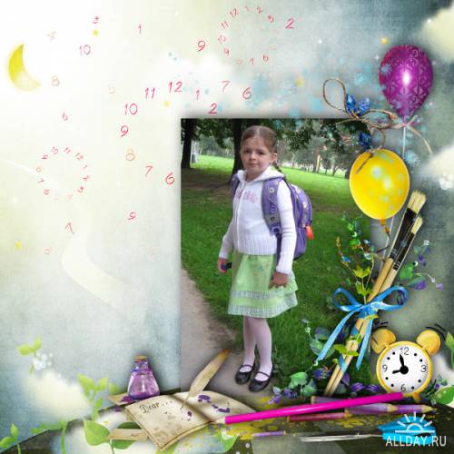 Scrap kit The Hour Of The School