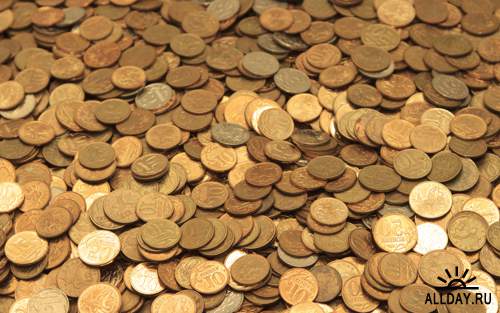Деньги и монеты - Растровый клипарт | Money - UHQ Stock Photo