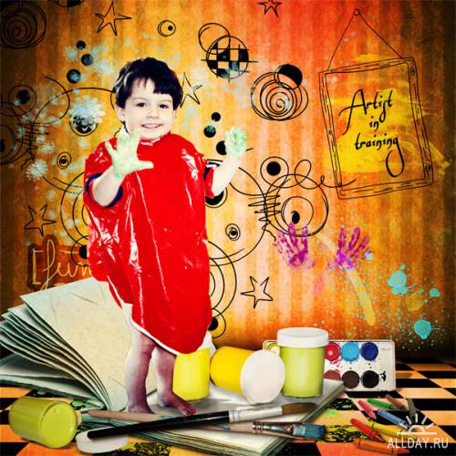 Scrap kit The Hour Of The School