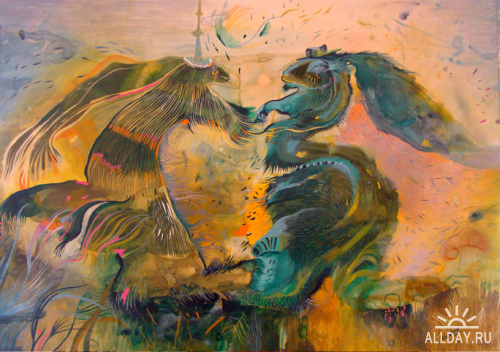 Соленые работы аргентинского художника Эстела Квадро (Estela Cuadro)