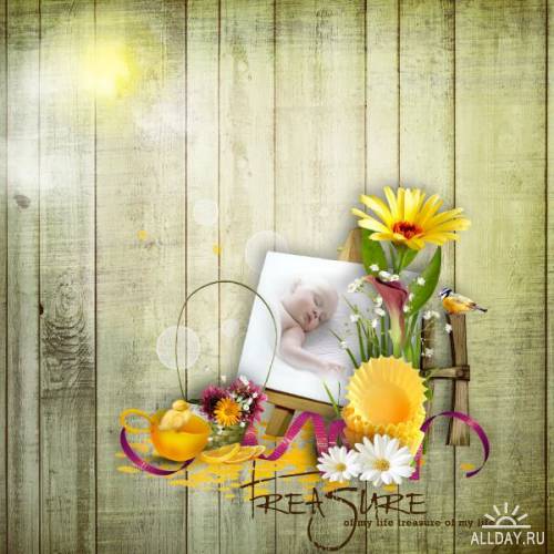 Скрап-набор - Let the sunshine