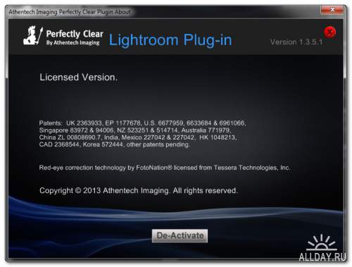 Athentech Perfectly Clear 1.3.5.1 для Photoshop Lightroom