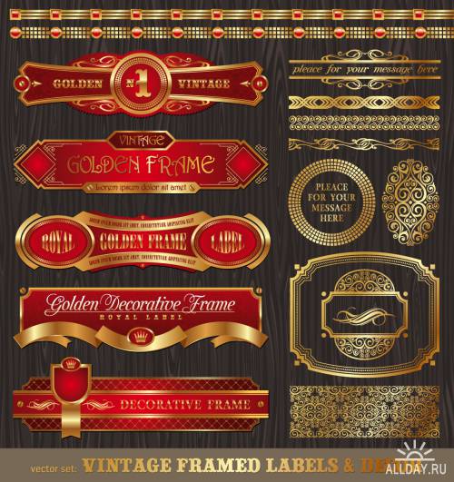 Decorative Ornaments Collection in Vector - part 1