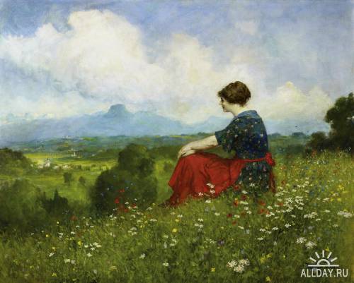 Немецкий художник Ferdinand Leeke (1859-1925)