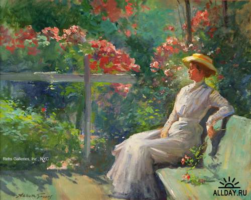 Американский художник Abbott Fuller Graves (1859–1936 )