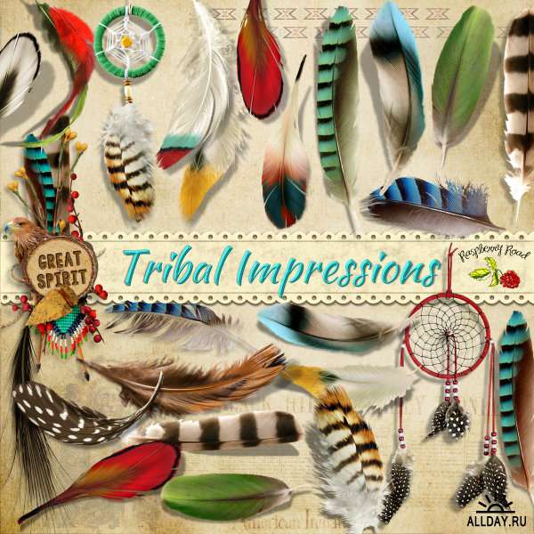 Скрап-набор Tribal Impressions - Свободное Племя
