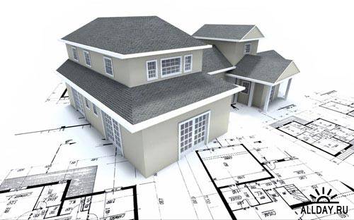 Модель дома на чертежах | Model of house on the drawings