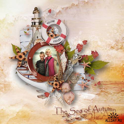 Scrap kit  Autumn by the Sea