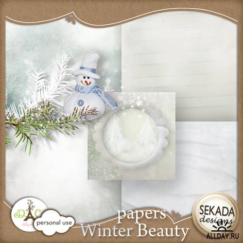 Скрап-набор - Winter beauty