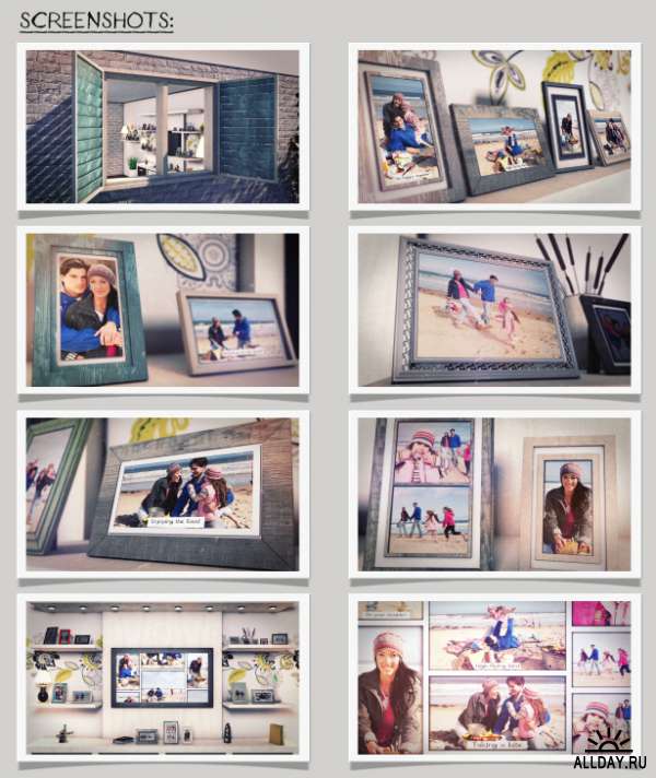 Photo Frames (Memories) - Project for After Effects (Videohive)