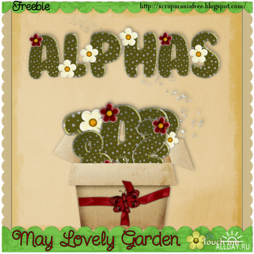 Скрап-набор Прекрасный майский сад  | May  Lovely Garden