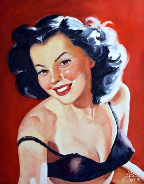 Pin-Up Artworks by Jerry Rulf