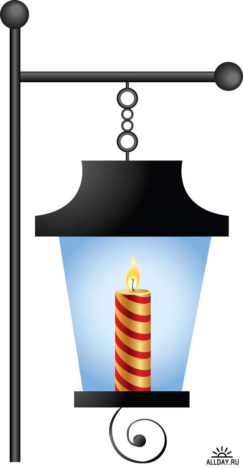 Lanterns and flashlights 2 | Фонари и фонарики 2 - Набор элементов для коллажей