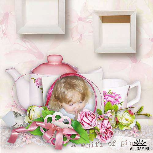 Scrap kit A Whiff of Pink
