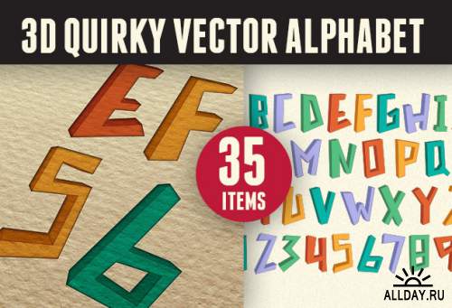 Inky Deals - LetterZilla: The Super Premium Vector Alphabets Set