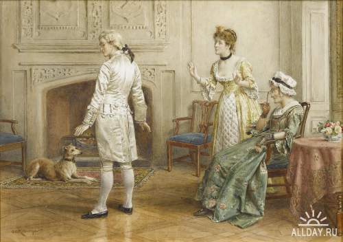 Английский художник George Goodwin Kilburne (1839-1924)