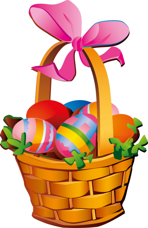 Easter Baskets Vector Пасхальные корзинки png