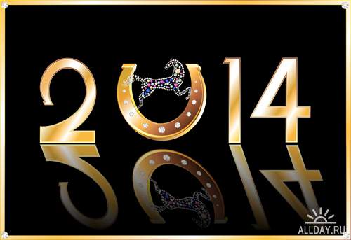 2014 Новый Год #3 - Векторный клипарт | 2014 New Year #3 - Stock Vectors