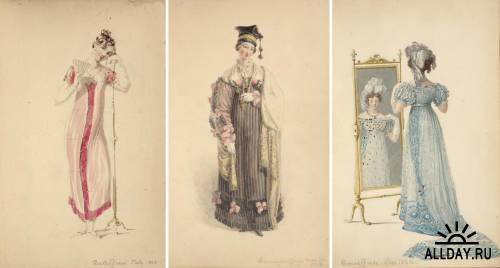 9 старинных книг о моде и истории костюма