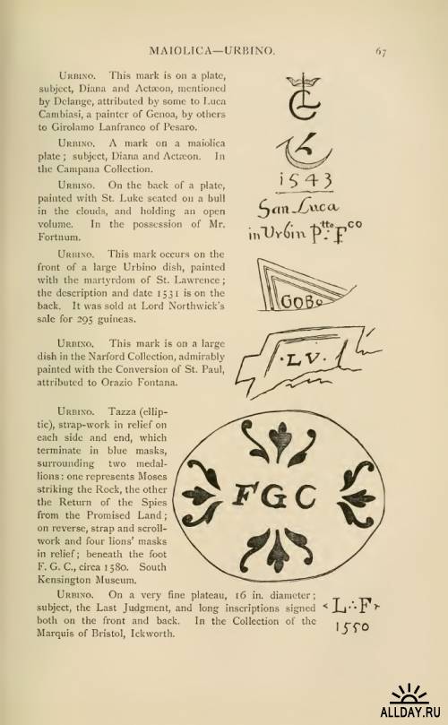 Marks and monograms on European and Oriental pottery and porcelain with historical notices of each manufactory