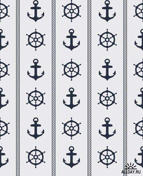 Морской паттерн 3 | Nautical pattern 3